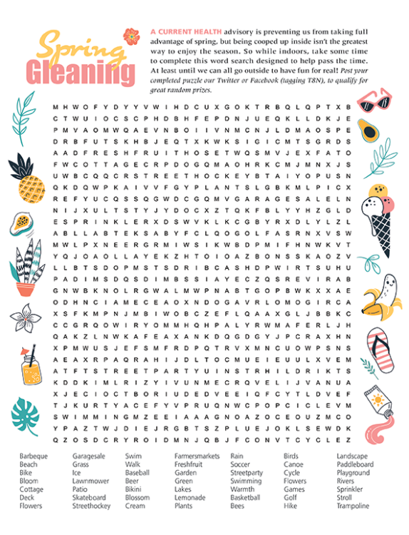 Spring Printable Word Search