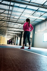 woman ready to run, exercise