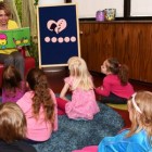 librarian reading to kids