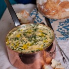 Spinach & Articoke Cheese fondue