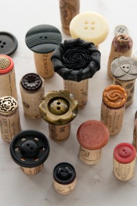 Home made stamps using corks 