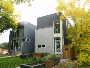 Infill house in Westmount in Edmonton