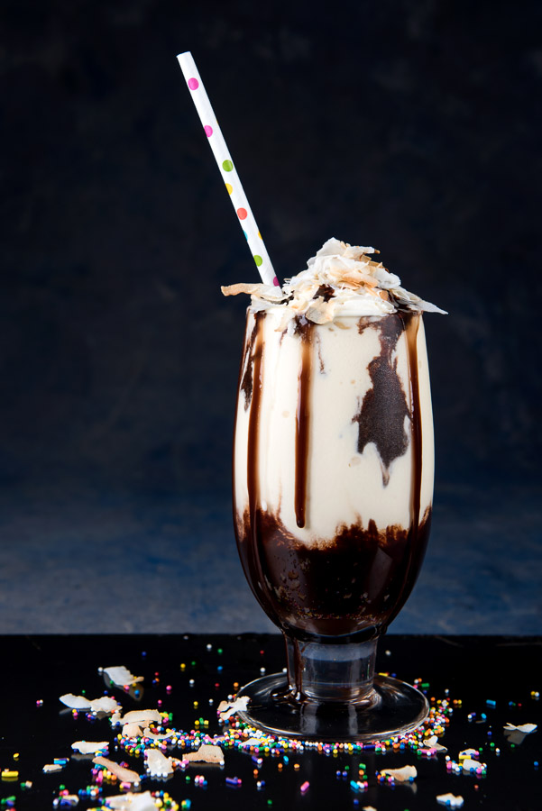 Hot Fudge Coconut Rum Milkshake T8N