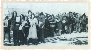 The Migration of students from Sir Alexander Mackenzie school to Lorne Akins School, 1973 Image Credit: St.Albert Public Schools
