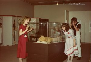 Museum opening ceremony and inaugural display featuring mummification, May 31,1984. Image credit: Musée Héritage Museum