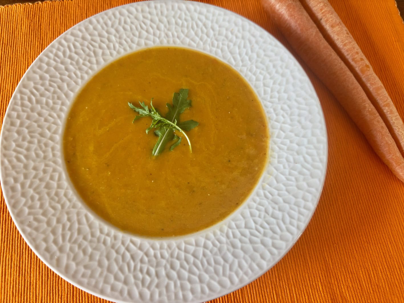 Creamy Coriander Carrot Soup | T8N